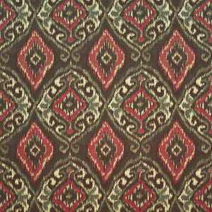 Rucio Ikat Morrish Red by Kasmir Fabric