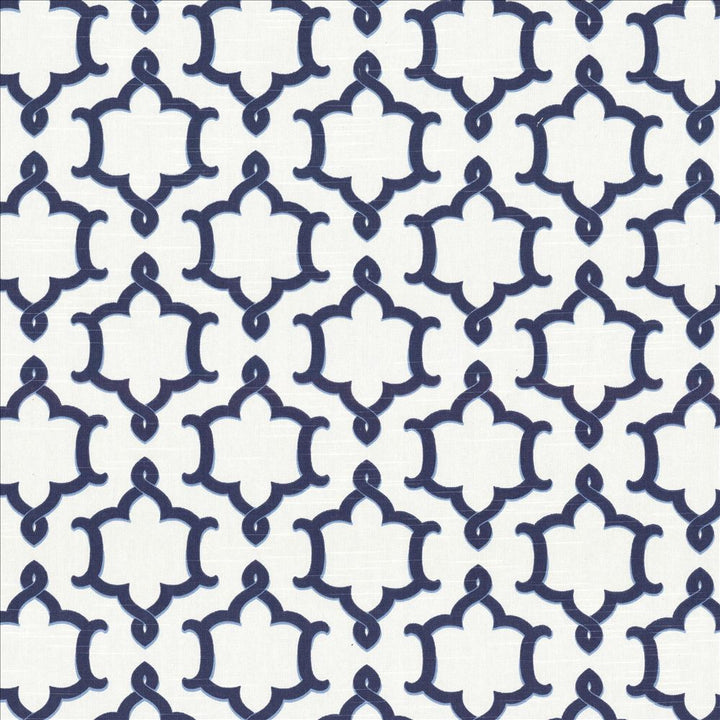 Ruzzini Lapis by Kasmir Fabric 5088 100% Cotton
 USA 15,000 Wyzenbeek Double Rubs </p><p>Repeat: Horizontal: 6 6/8 inches and Vertical: 6 5/8 inches 50 - Fabric Carolina -
