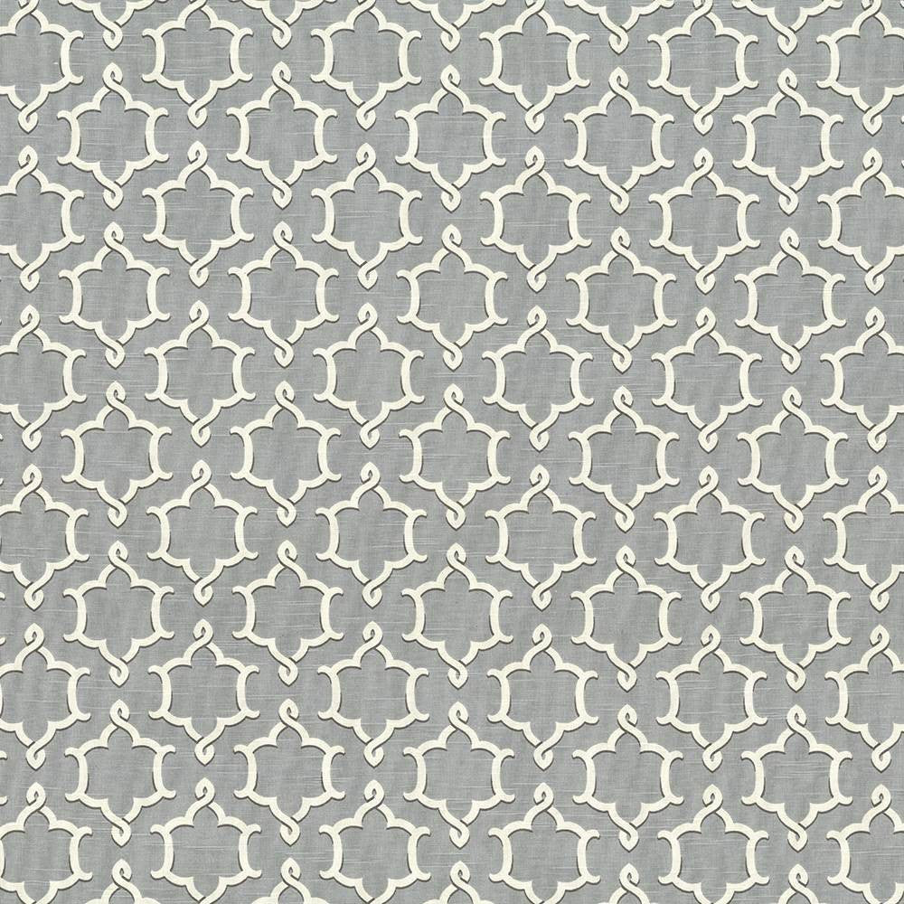 Ruzzini Pearl by Kasmir Fabric 5085 USA 15,000 Wyzenbeek Double Rubs H: 6 6/8 inches, V:6 5/8 inches 54 - 55 - Fabric Carolina - Kasmir