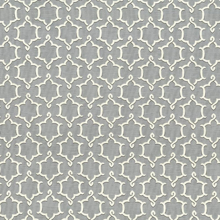 Ruzzini Pearl by Kasmir Fabric 5085 USA 15,000 Wyzenbeek Double Rubs H: 6 6/8 inches, V:6 5/8 inches 54 - 55 - Fabric Carolina - Kasmir