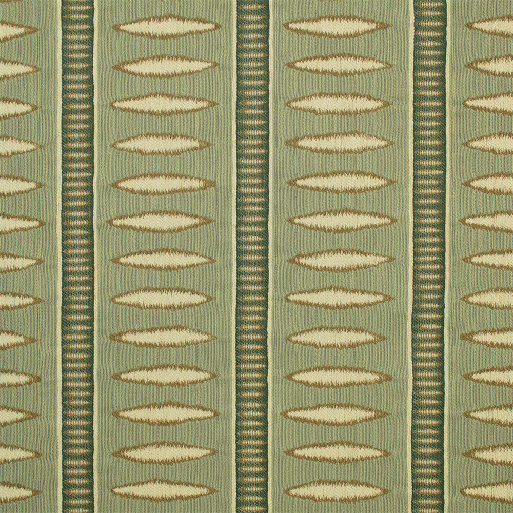 Greenhouse Fabric S6760 Jade - 54.87% Polyester, 45.13% Cotton USA 33000 14.5" H, 13.5" V 56" - My Fabric Connection -