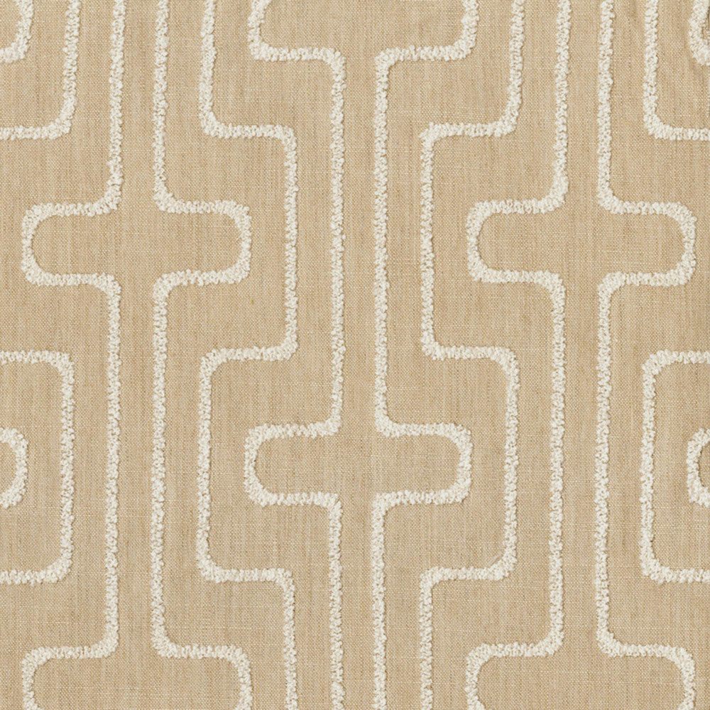 Greenhouse Fabric S7015 Linen - 100% Polyester India 55000 9" H, 8.75" V 53" - My Fabric Connection -