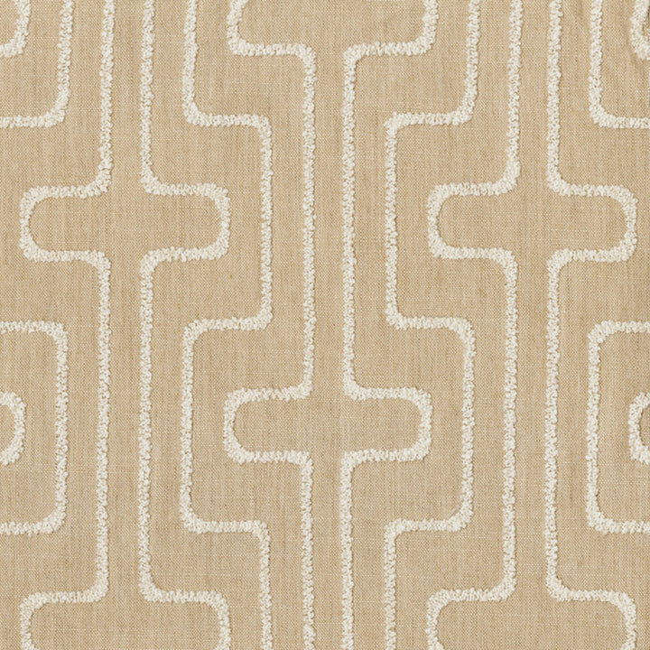 Greenhouse Fabric S7015 Linen - 100% Polyester India 55000 9" H, 8.75" V 53" - My Fabric Connection -