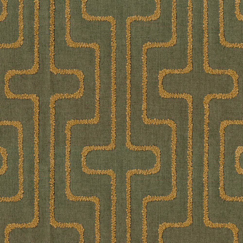 Greenhouse Fabric S7021 Juniper - 100% Polyester India 55000 9" H, 8.75" V 53" - My Fabric Connection -