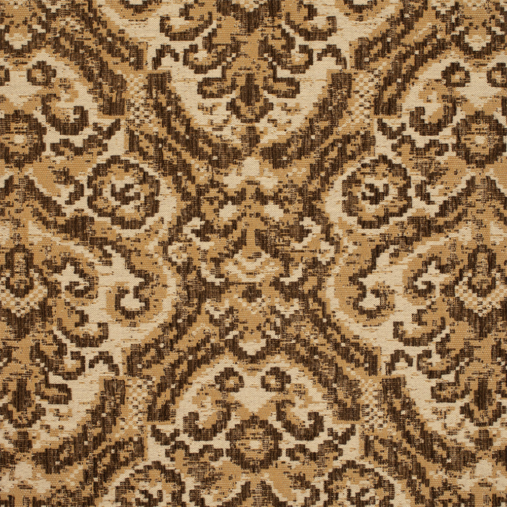 Greenhouse Fabric S7025 Nutmeg - 66.02% Polyester, 24.88% Cotton, 6.83% Pre-Crcotn, 2.27% Pcr Polyester USA 33000 27.25" H, 20.75" V 54" - My Fabric Connection -