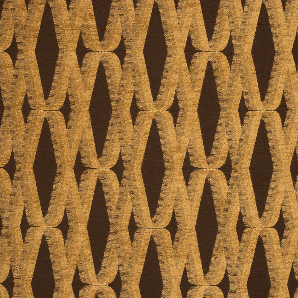S7026 Toffee by Greenhouse Designer Fabric - 58.81% Rayon, 22.89% Cotton, 18.3% Polyester USA 33000 7.25" H, 8" V 57" - Swanky Fabrics -