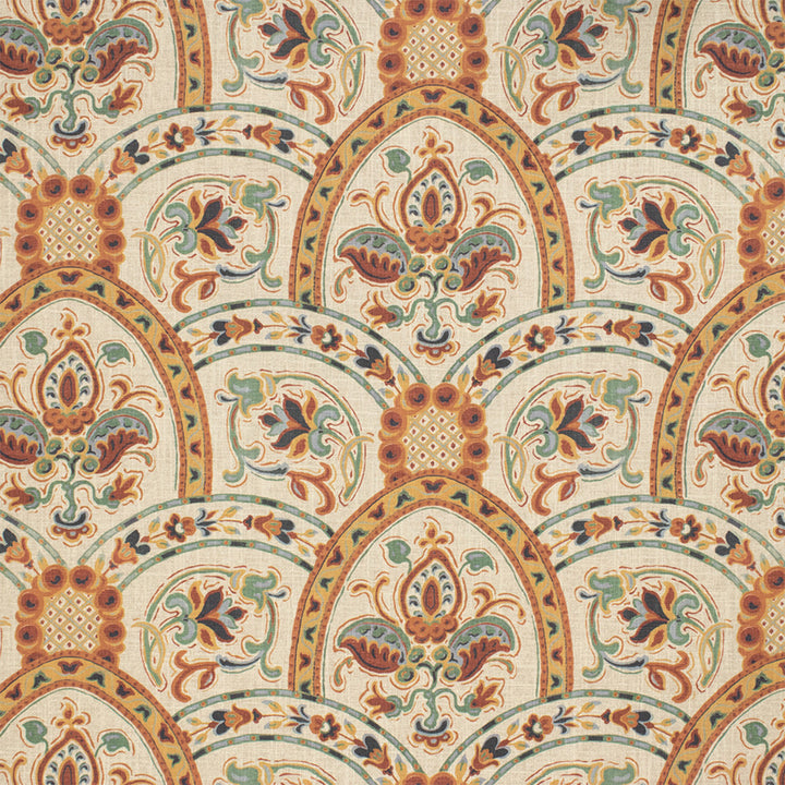 Greenhouse Fabric S7035 Soulful - 55% Linen, 45% Cotton USA 20000 27" H, 14" V 56" - My Fabric Connection -