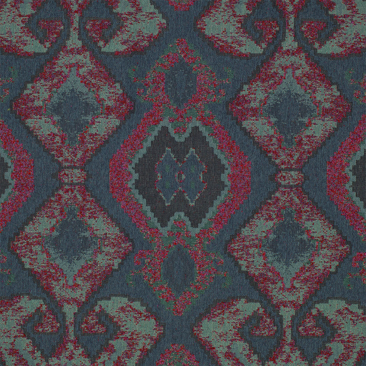 Greenhouse Fabric S7057 Ultramarine - 100% Polyester India 15000 27.99" H, 15" V 54" - My Fabric Connection -