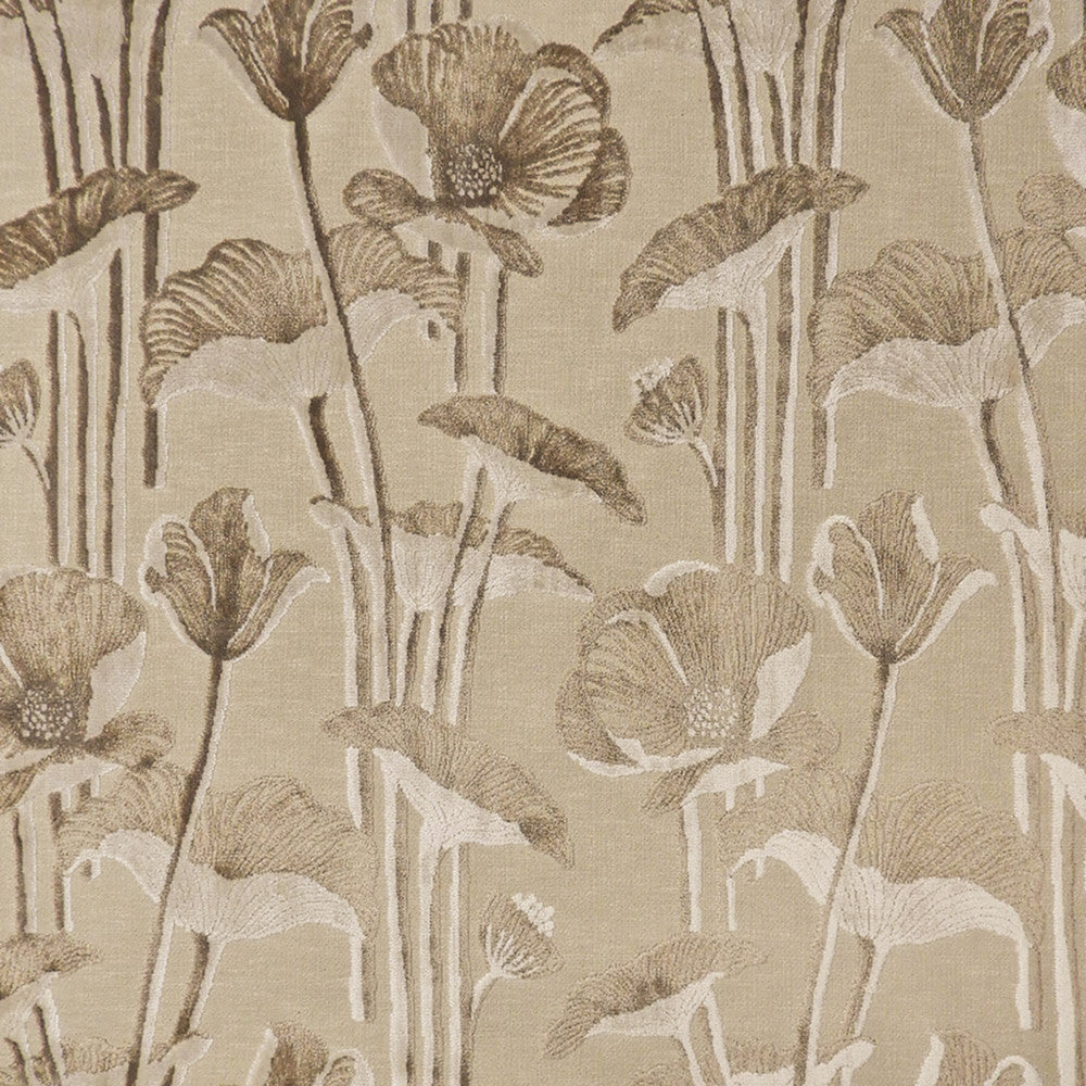 Greenhouse Fabric S7059 Taupe - 43% Polyester, 41% Viscose, 16% Cotton India 25000 22" H, 13.75" V 54" - My Fabric Connection -