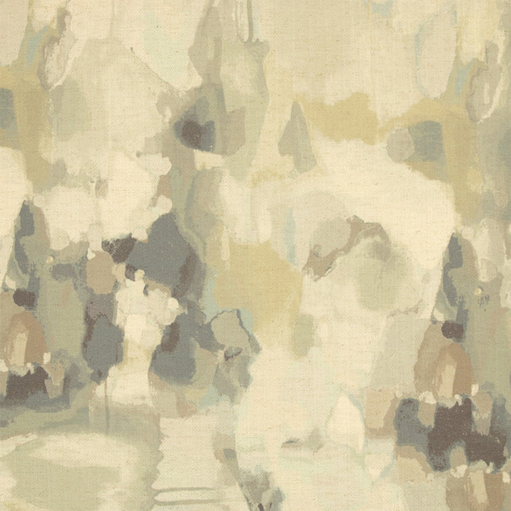 Greenhouse Fabric S7060 Fog - 95% Polyester, 5% Linen India 51000 27" H, 27" V 54" - My Fabric Connection -