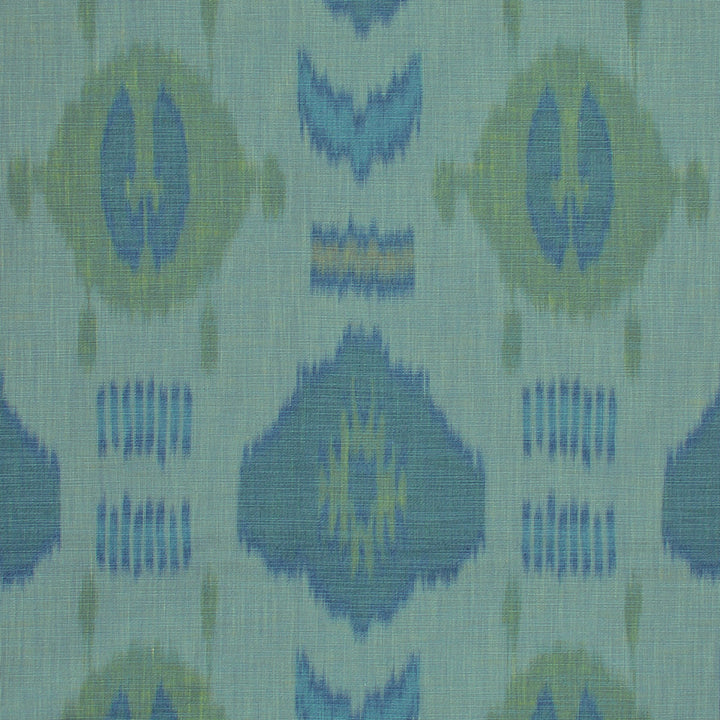 Greenhouse Fabric S7067 Peacock - 75% Cotton, 25% Polyester India 51000 13.5" H, 22" V 54" - My Fabric Connection -