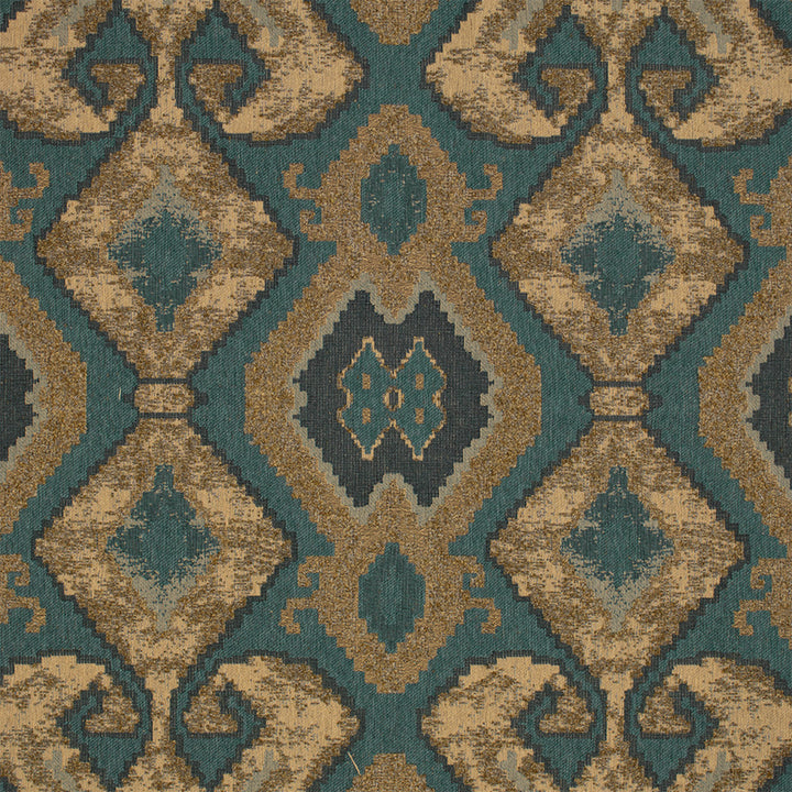 Greenhouse Fabric S7071 Topaz - 100% Polyester India 15000 27.99" H, 15" V 54" - My Fabric Connection -