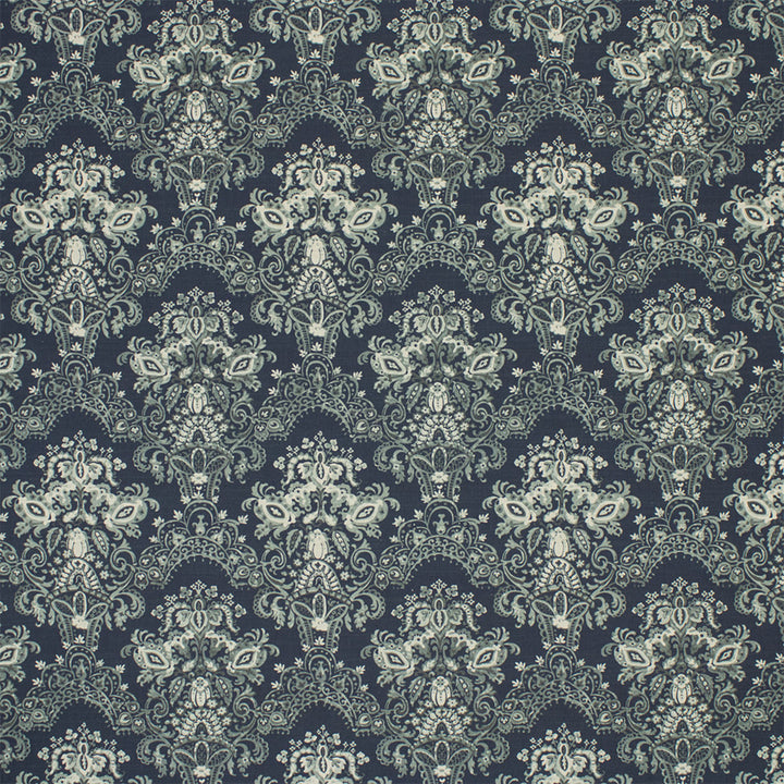 Greenhouse Fabric S7075 Night Sky - 97% Cotton, 3% Linen Pakistan 45000 9" H, 11.15" V 58" - My Fabric Connection -
