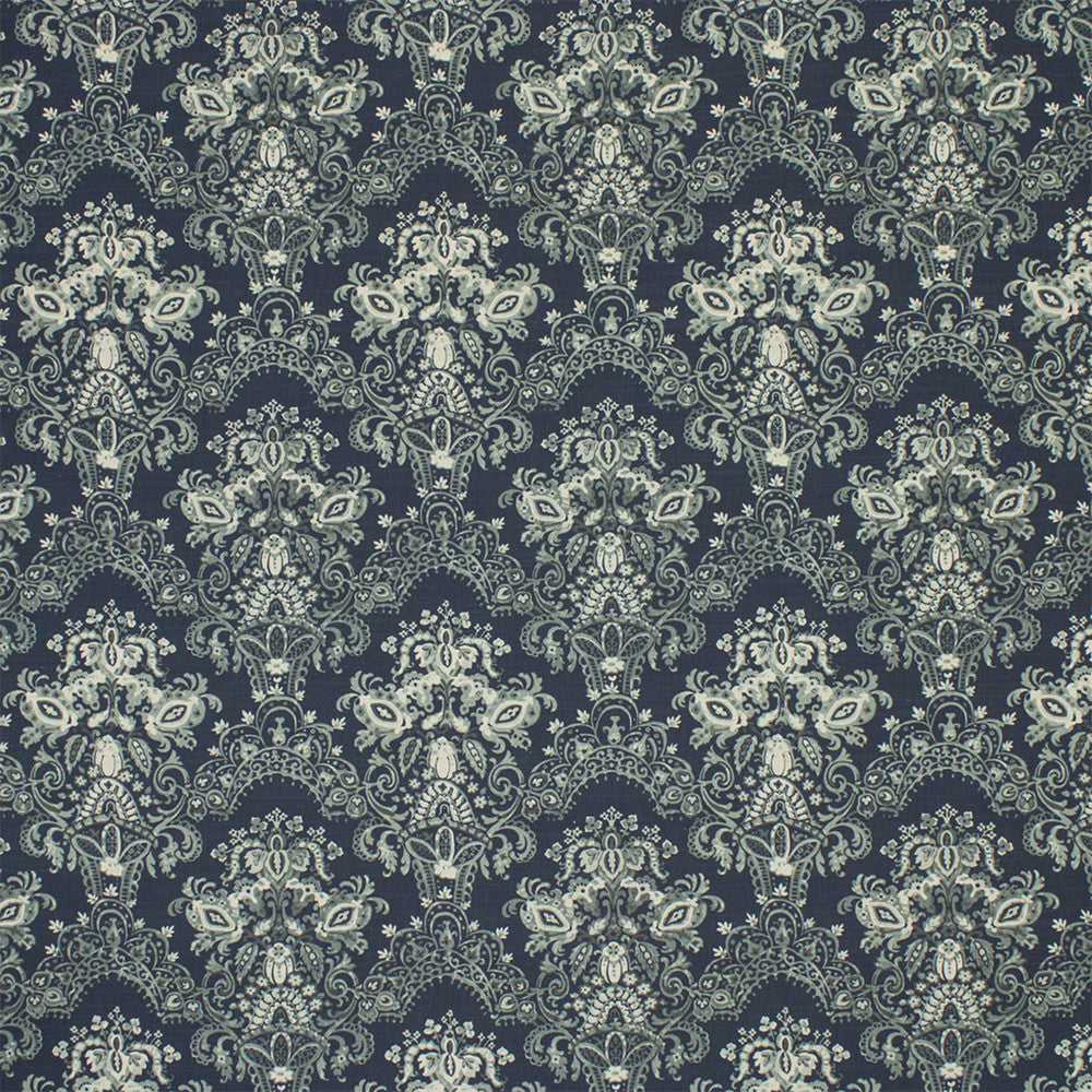 Greenhouse Fabric S7075 Night Sky - 97% Cotton, 3% Linen Pakistan 45000 9" H, 11.15" V 58" - My Fabric Connection -
