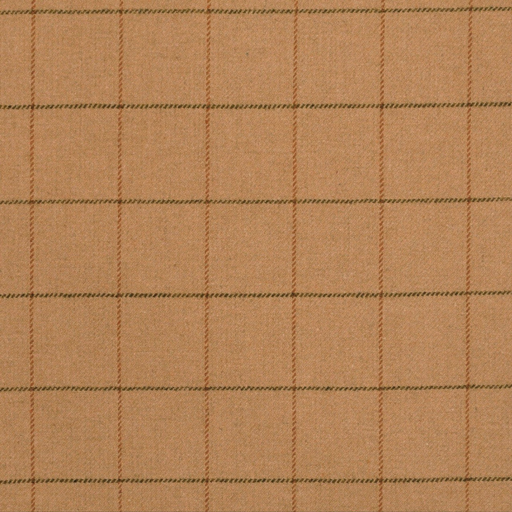 Greenhouse Fabric S7102 Camel - 40% Wool, 35% Polyester, 15% Nylon, 10% Acrylic India 51000 2" H, 2" V 54" - My Fabric Connection -