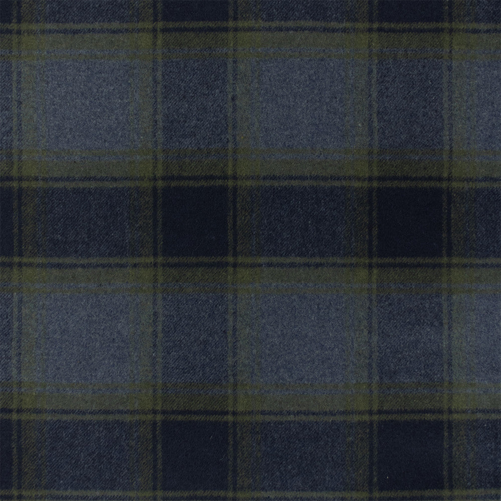 Greenhouse Fabric S7109 Blue - 40% Wool, 35% Polyester, 15% Nylon, 10% Acrylic India 51000 6.75" H, 6.25" V 54" - My Fabric Connection -