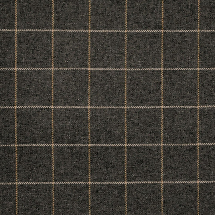 Greenhouse Fabric S7115 Charcoal - 40% Wool, 35% Polyester, 15% Nylon, 10% Acrylic India 51000 2" H, 2" V 54" - My Fabric Connection -