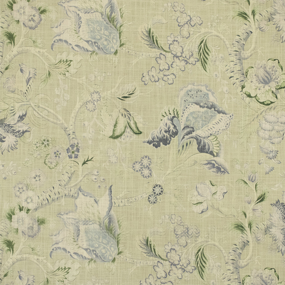 S7145 Greenery by Greenhouse Designer Fabric - 100% Cotton China 15000 27" H, 18" V 54" - Swanky Fabrics -