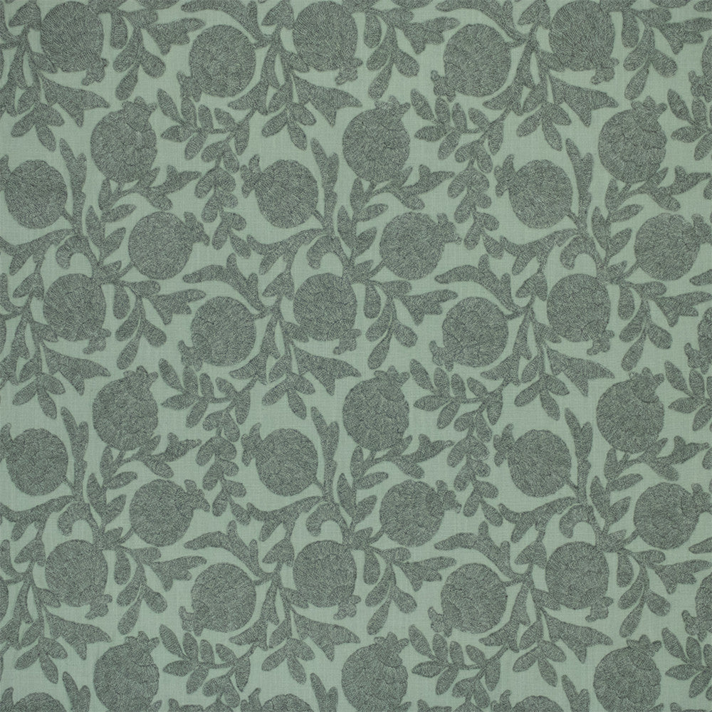 Greenhouse Fabric S7155 Twilight - 70% Viscose, 30% Linen (Embroidery: 60% Polyester, 25% Cotton, 15% Linen) India 9000 9" H, 9.25" V 54" - My Fabric Connection -