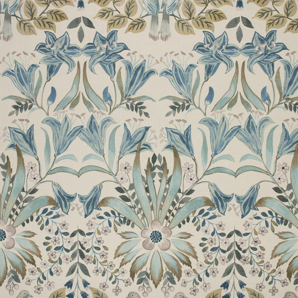 Greenhouse Fabric S7157 Chambray - 55% Linen, 45% Cotton Spain 51000 13.5" H, 27" V 54" - My Fabric Connection -