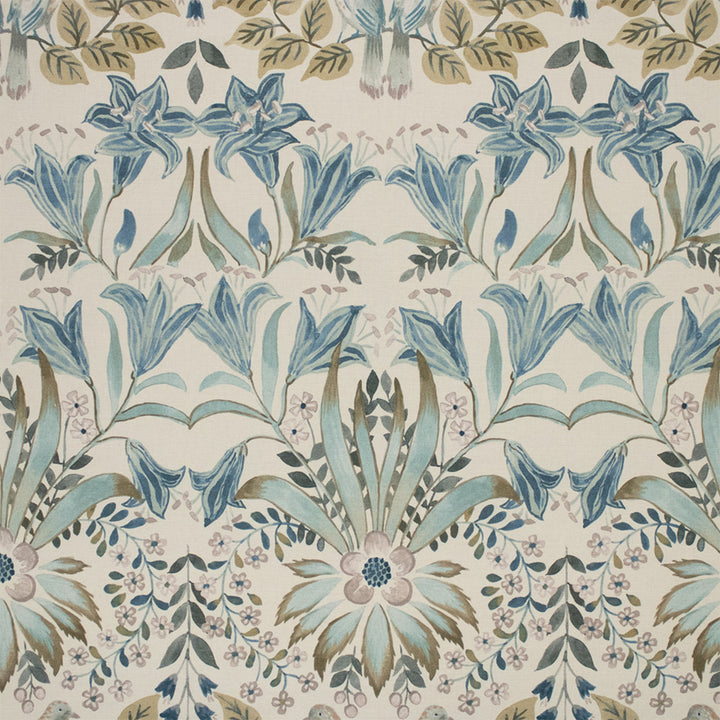 Greenhouse Fabric S7157 Chambray - 55% Linen, 45% Cotton Spain 51000 13.5" H, 27" V 54" - My Fabric Connection -