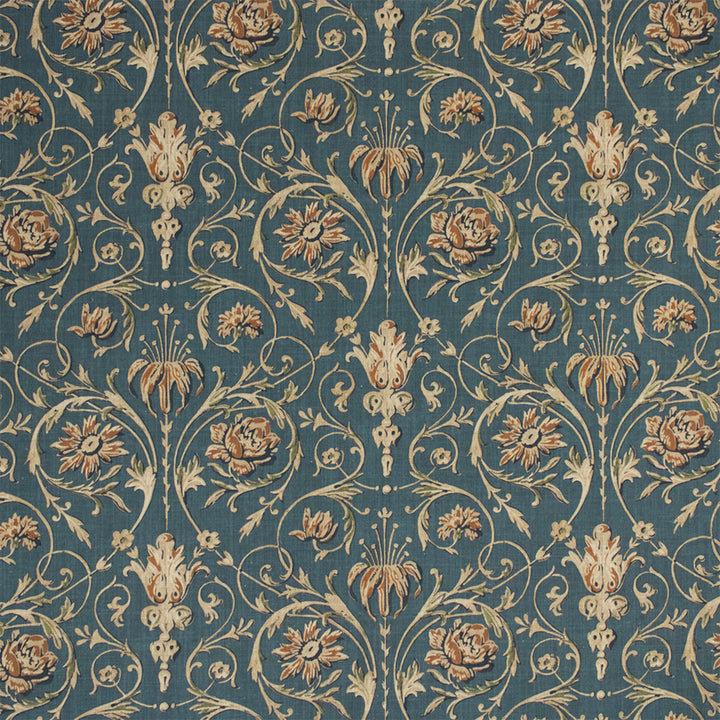Greenhouse Fabric S7173 Pavone - 97% Cotton, 3% Linen Pakistan 20000 13.3" H, 13.5" V 58" - My Fabric Connection -