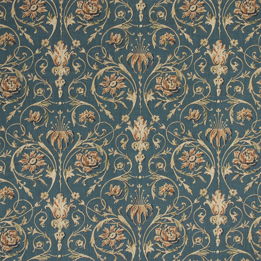 Greenhouse Fabric S7173 Pavone - 97% Cotton, 3% Linen Pakistan 20000 13.3" H, 13.5" V 58" - My Fabric Connection -
