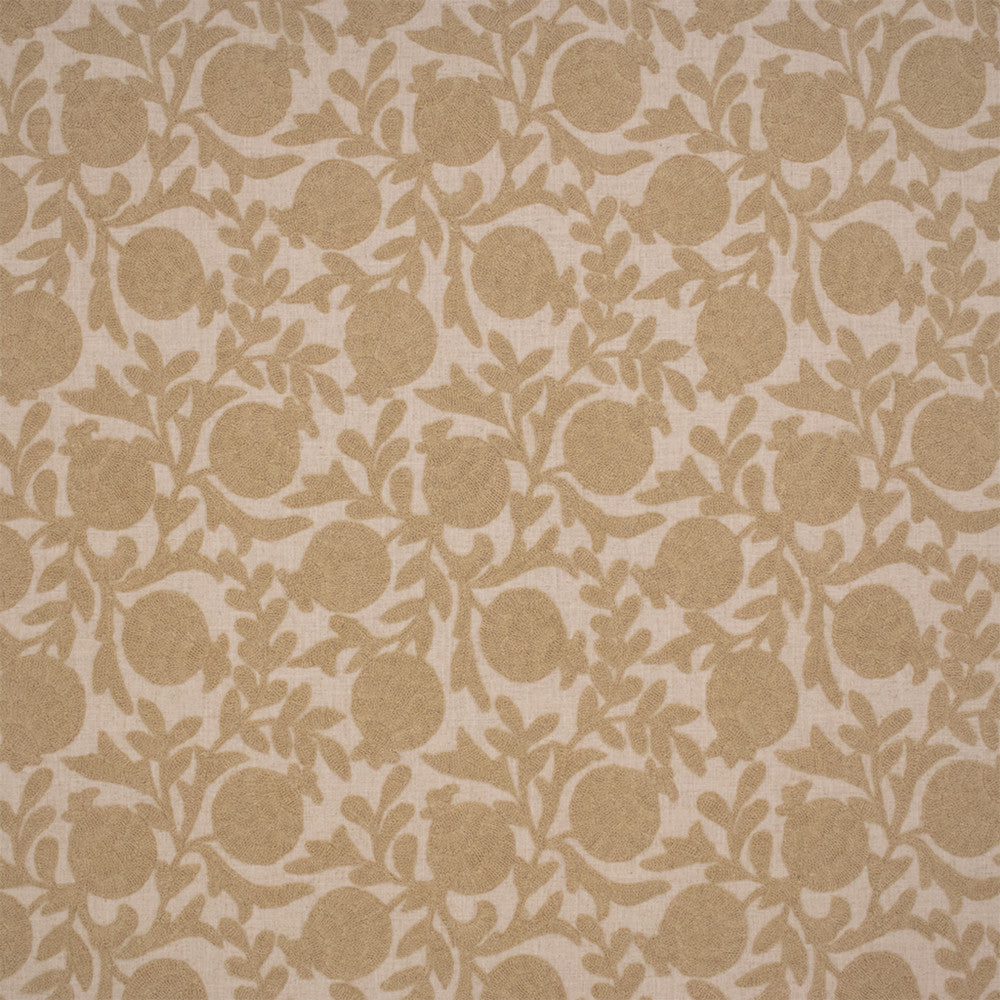 Greenhouse Fabric S7186 Flax - 70% Viscose, 30% Linen (Embroidery: 60% Polyester, 25% Cotton, 15% Linen) India 9000 9" H, 9.25" V 54" - My Fabric Connection -