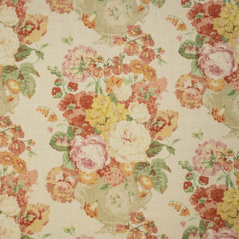 Greenhouse Fabric S7192 Multi - 55% Linen, 45% Viscose Spain 36000 13.5" H, 20.25" V 54" - My Fabric Connection -