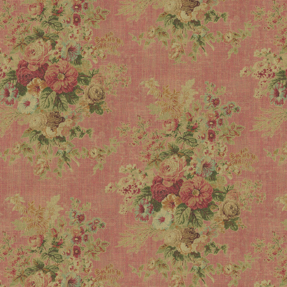 Greenhouse Fabric S7199 Rosewater - 55% Linen, 45% Rayon Pakistan 50000 27" H, 25.25" V 54" - My Fabric Connection -