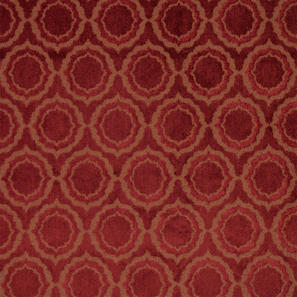 Greenhouse Fabric S7207 Cranberry - 62% Polyester, 38% Rayon Indonesia 90000 5.5" H, 3.25" V 54" - My Fabric Connection -