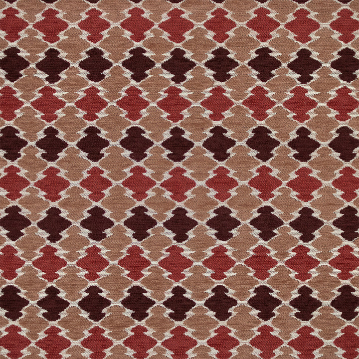 Greenhouse Fabric S7252 Ruby - 58.92% Polyester, 20.29% Polyester Fr, 14.56% Recycled Cotton, 6.24% Recycled Polyester USA 33000 7.22" H, 5.4" V 54" - My Fabric Connection -