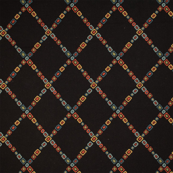 Greenhouse Fabric S7287 Canyon - 100% Cotton (Embroidery: 100% Polyester) India 9000 6.5" H, 7.5" V 52" - My Fabric Connection -