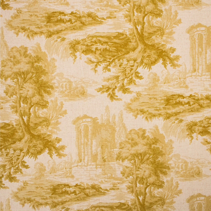Greenhouse Fabric S7289 Sulpher - 97% Polyester, 3% Linen China 50000 27" H, 20.1" V 54" - My Fabric Connection -