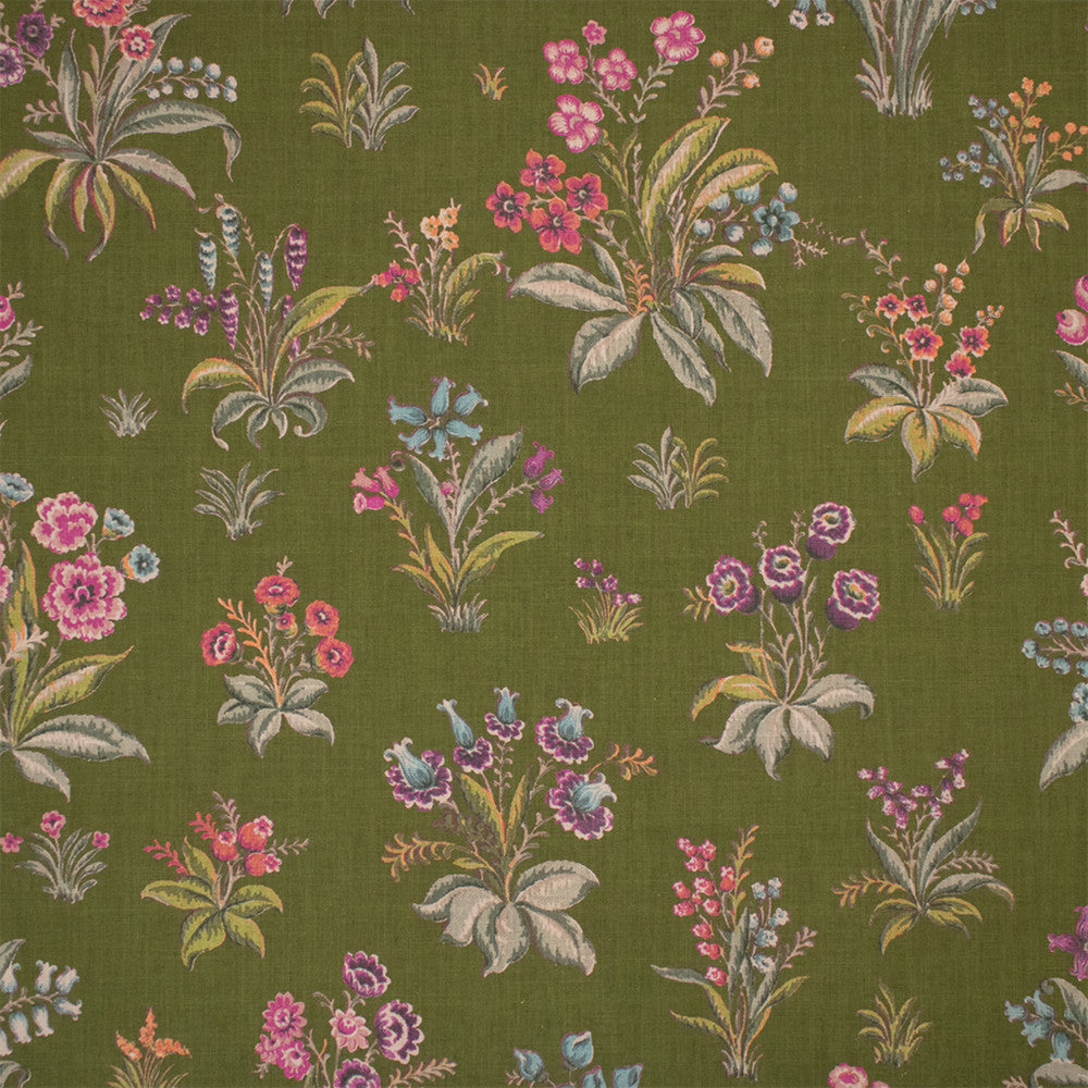 Greenhouse Fabric S7292 Tapenade - 97% Cotton, 3% Linen Pakistan 20000 27" H, 29.8" V 58" - My Fabric Connection -