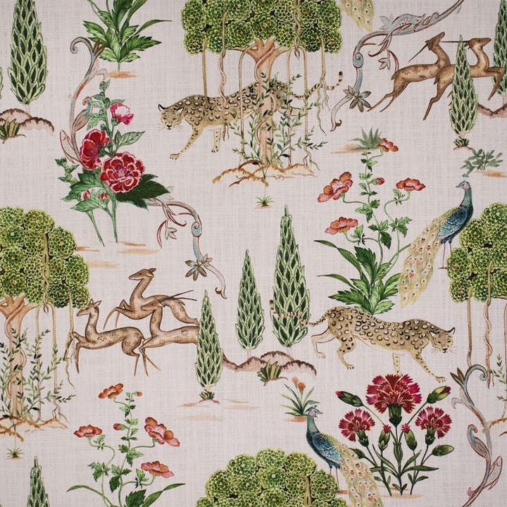 Greenhouse Fabric S7300 Cream - 100% Cotton India 10000 27" H, 27" V 54" - My Fabric Connection -