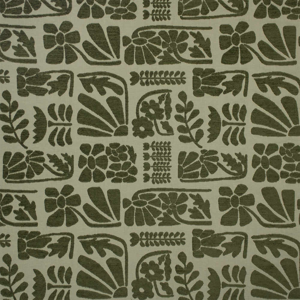 Greenhouse Fabric S7306 Emerald - 63.57% Rayon, 18.34% Polyester, 13.57% Pre-Crcotn, 4.52% Pcr Polyester USA 33000 14.5" H, 13.875" V 56" - My Fabric Connection -