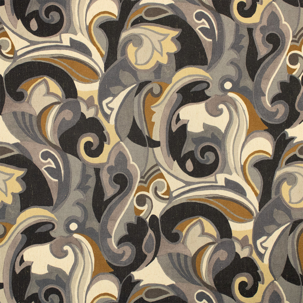 Greenhouse Fabric S7308 Bittersweet - 96% Polyester, 4% Linen China 15000 13.5" H, 25.25" V 55" - My Fabric Connection -