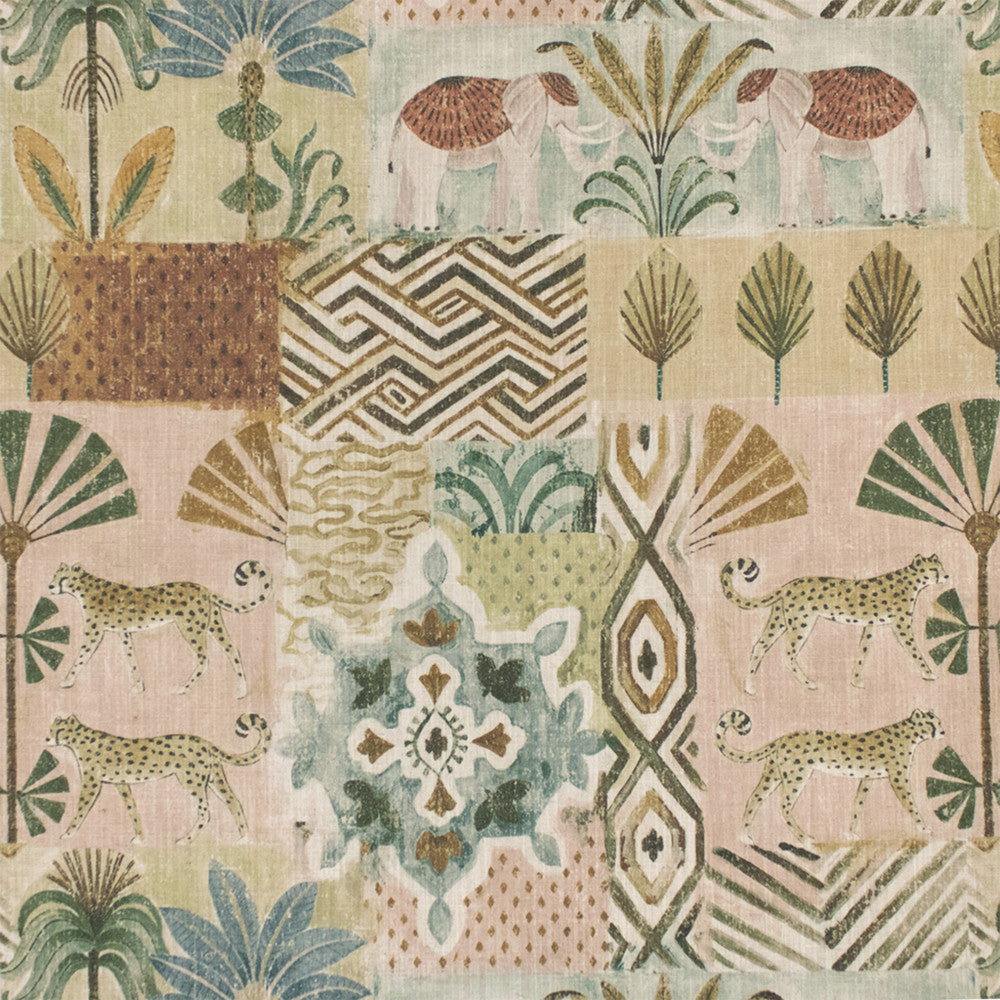 Greenhouse Fabric S7319 Desert - 88% Polyester, 12% Linen India 25000 27" H, 27" V 54" - My Fabric Connection -