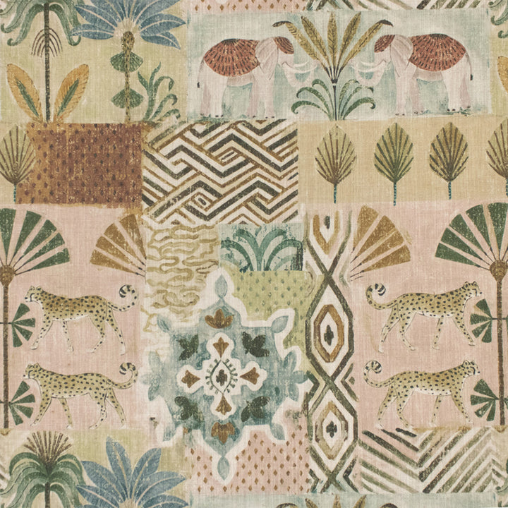 Greenhouse Fabric S7319 Desert - 88% Polyester, 12% Linen India 25000 27" H, 27" V 54" - My Fabric Connection -