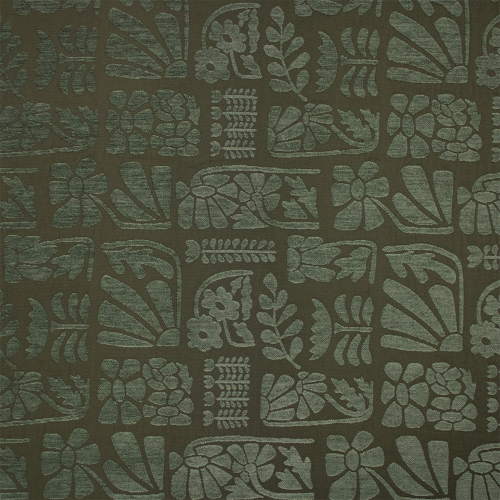 Greenhouse Fabric S7331 Mineral - 63.57% Rayon, 18.34% Polyester, 13.57% Pre-Crcotn, 4.52% Pcr Polyester USA 33000 14.5" H, 13.875" V 56" - My Fabric Connection -