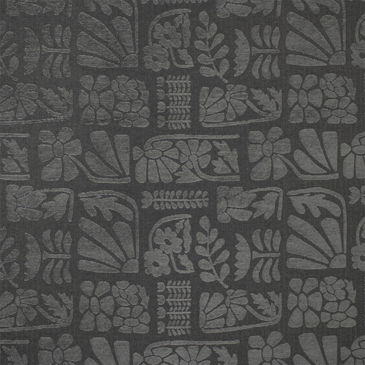 Greenhouse Fabric S7339 Charcoal - 63.57% Rayon, 18.34% Polyester, 13.57% Pre-Crcotn, 4.52% Pcr Polyester USA 33000 14.5" H, 13.875" V 56" - My Fabric Connection -