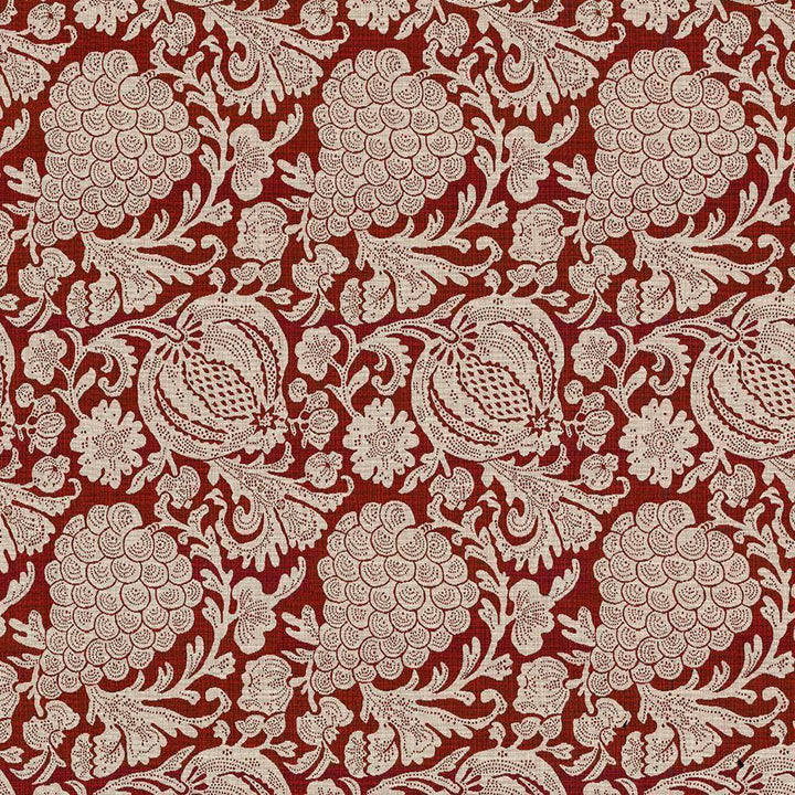 Saint Emilion Tomato by Kasmir Fabric 1418 TURKEY 18,000 Wyzenbeek Double Rubs H: 14 inches, V:23 6/8 inches 54 - Fabric Carolina - Kasmir