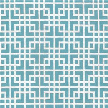 Sakura Fret Seabreeze by Kasmir Fabric 5072 70% Cotton 30% Polyester CHINA 16,000 Wyzenbeek Double Rubs H: 2 6/8 inches, V: 3 1/8 inches 54 - 55 - Fabric Carolina - Kasmir