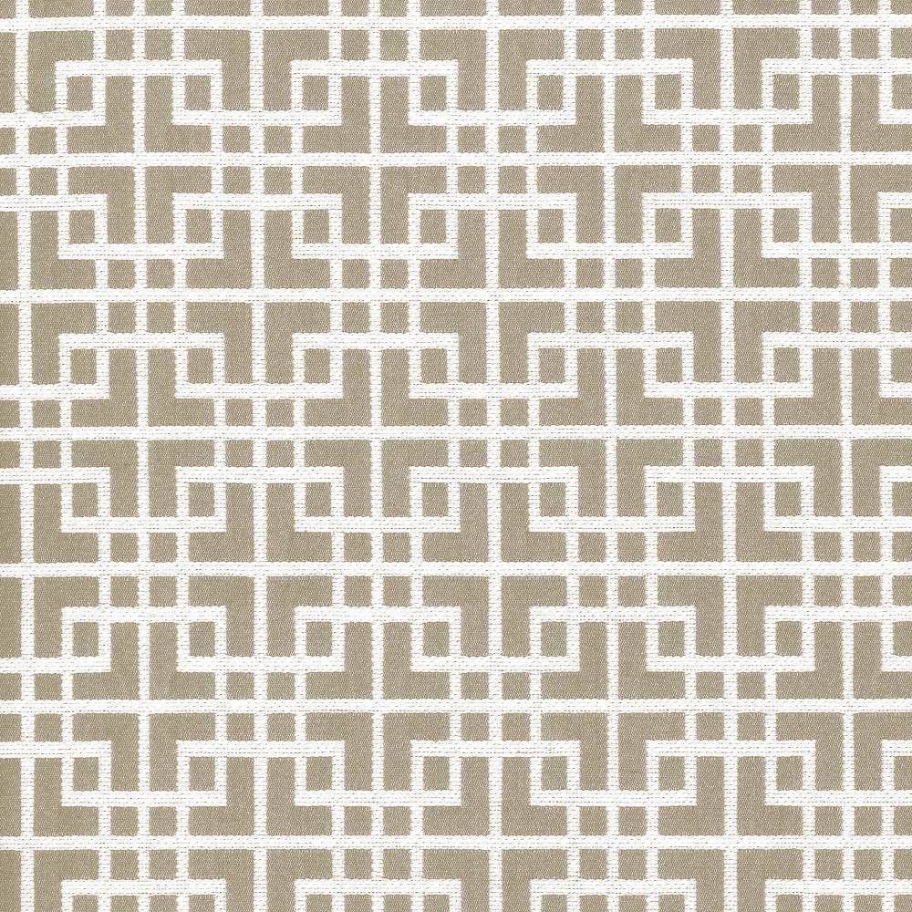 Sakura Fret White Tea by Kasmir Fabric 5066 CHINA 16,000 Wyzenbeek Double Rubs H: 2 6/8 inches, V:3 1/8 inches 54 - 55 - Fabric Carolina - Kasmir