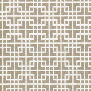 Sakura Fret White Tea by Kasmir Fabric
