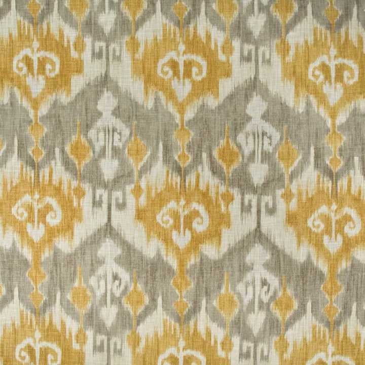 Saliz Ikat Chamomile by Kasmir Fabric 1402 CHINA Not Tested H: 13 4/8 inches, V:27 inches 54 - 55 - Fabric Carolina - Kasmir