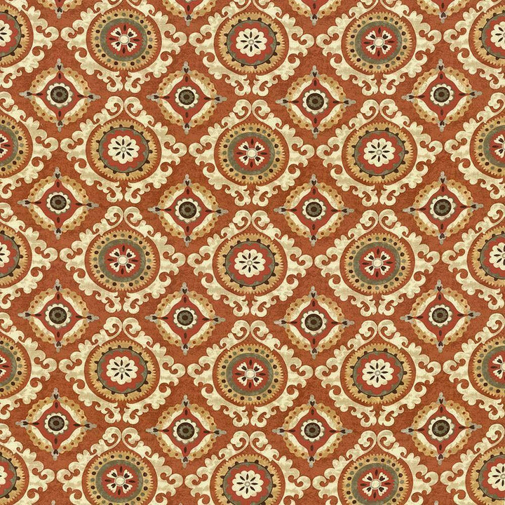 San Mateo Pumpkin by Kasmir Fabric 5079 PAKISTAN 15,000 Wyzenbeek Double Rubs H: 27 inches, V:25 2/8 inches 54 - 55 - Fabric Carolina - Kasmir