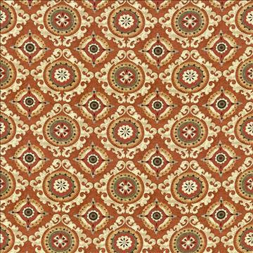 San Mateo Pumpkin by Kasmir Fabric 5079 100% Cotton PAKISTAN 15,000 Wyzenbeek Double Rubs H: 27 inches, V: 25 2/8 inches 54 - 55 - Fabric Carolina - Kasmir