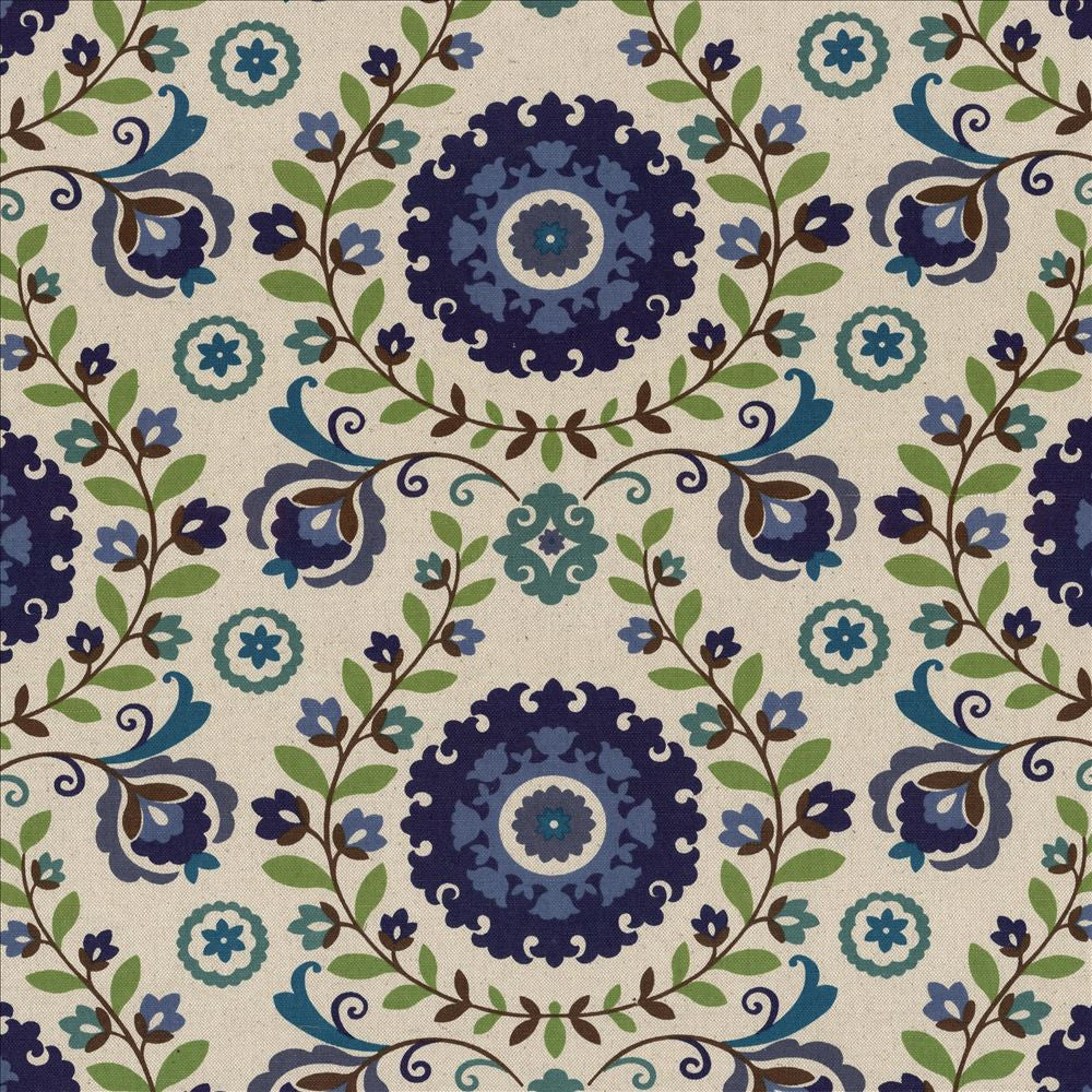 San Pedro Cobalt by Kasmir Fabric 5081 50% Cotton
50% Linen
 CHINA 30,000 Martindale Cycles Horizontal: 23 inches and Vertical: 11 inches 41 - Fabric Carolina -